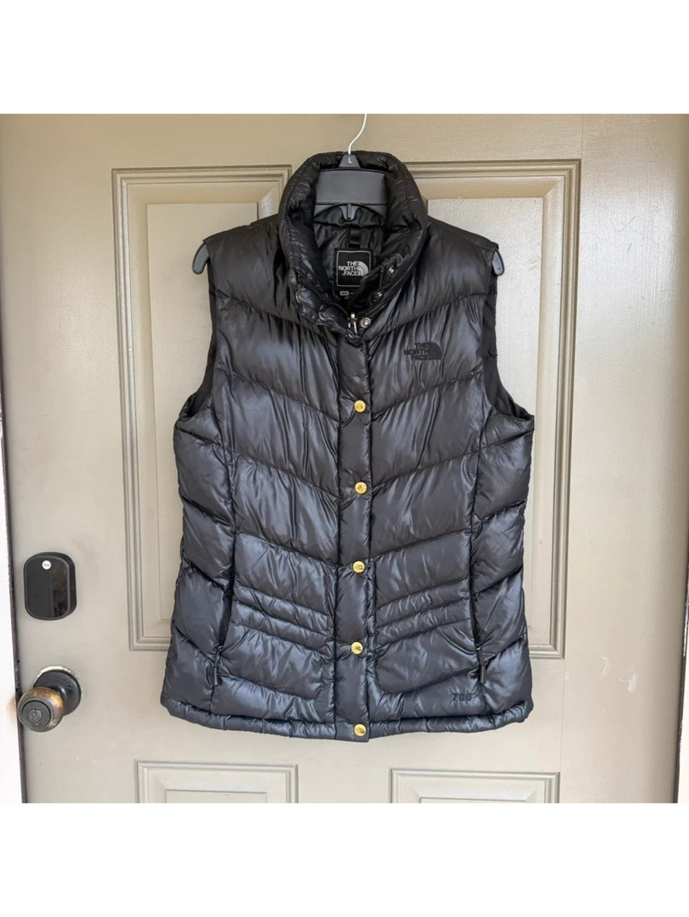 The North Face Nuptse 700 Down Puffer Vest Black Women's Medium